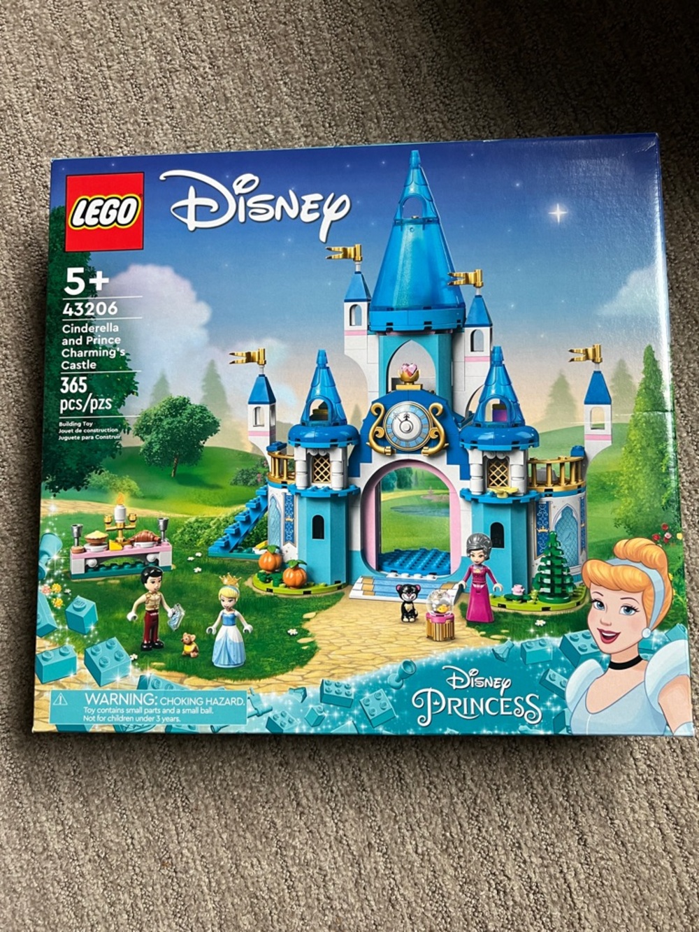 LEGO Disney Princess Cinderella and Prince Charming’s Castle - Blue
